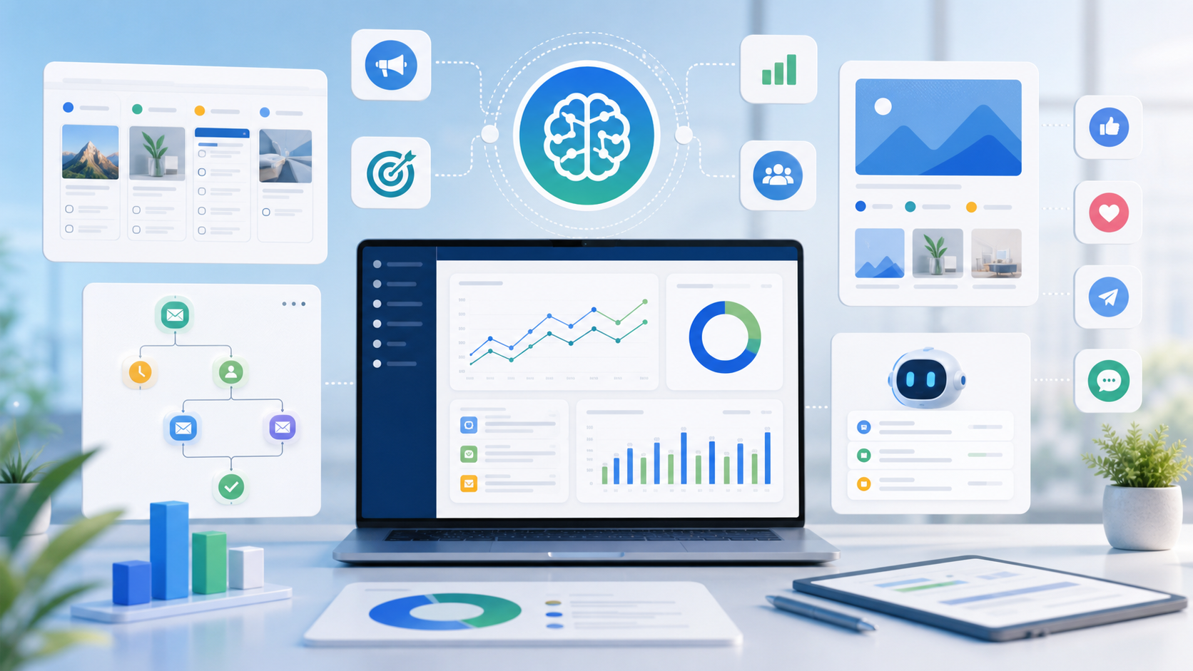 ferramentas de IA para marketing digital em empresas