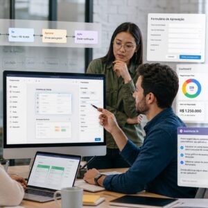 Low-code e no-code com IA: como criar sistemas internos mais rápido