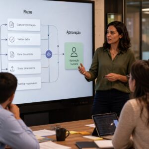 AI agents no trabalho: como sair de tarefas manuais para fluxos de execução