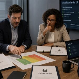 Governança de IA na prática: políticas, responsáveis e auditoria para empresas