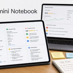 Gemini Notebook para empresas: como organizar ideias, dados e planos com IA