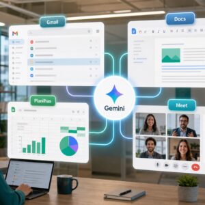 IA no Google Workspace: como usar Gemini no Gmail, Docs, Planilhas e Meet