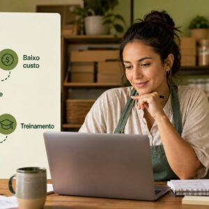 IA para pequenas empresas: como começar sem gastar muito