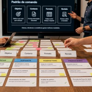 Prompt engineering para equipes: como padronizar comandos e ganhar produtividade
